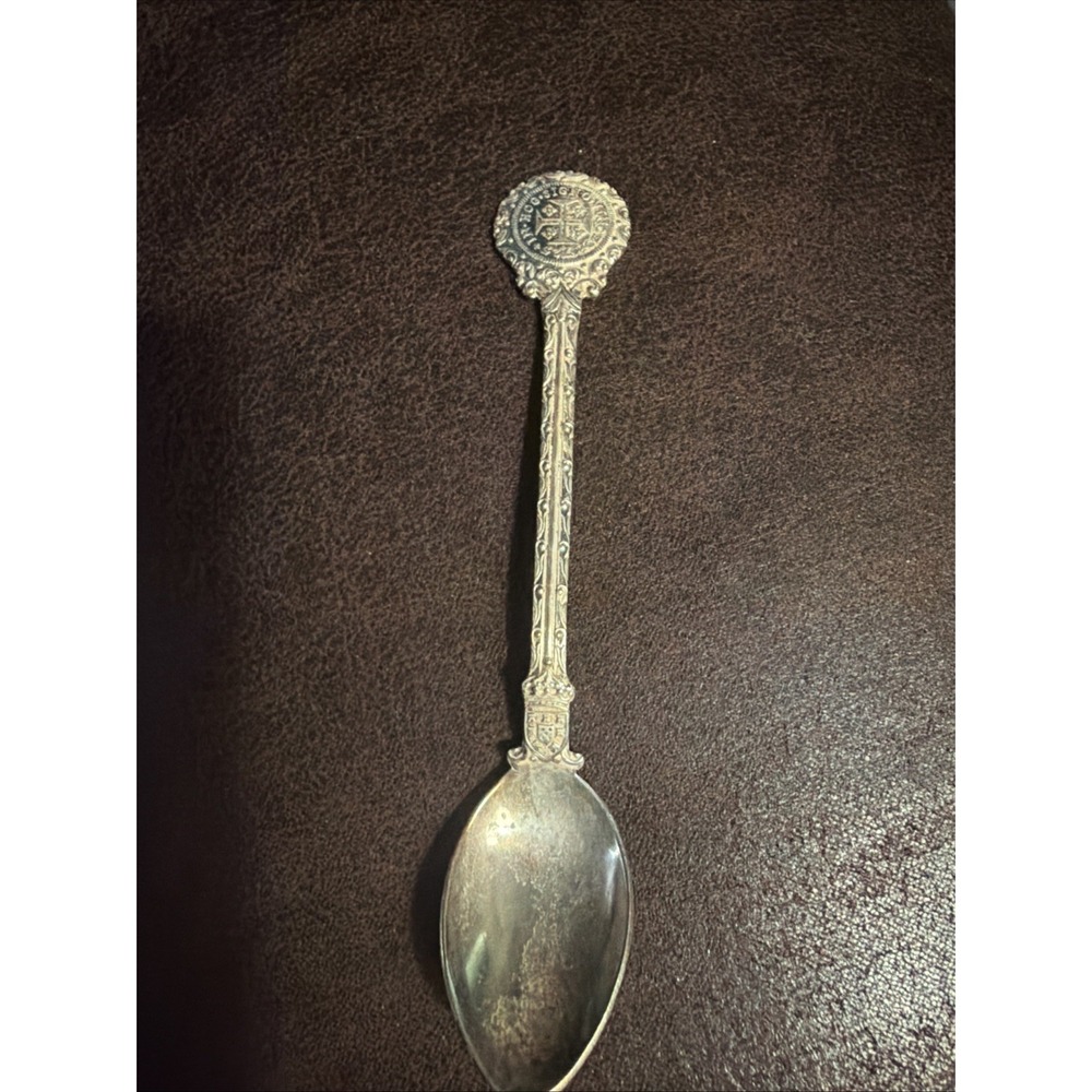 In Hoc Signo Vinces Masonic Home Souvenir Spoon Collectible Topazio